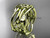 Yellow Gold Diamond Flower Handmade Wedding Ring ADLR523B