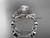 Celtic Engagement Ring Set 14k White Gold 1 CT Lab Grown Diamond Engagement Ring IGI Certified CT7522S Celtic Engagement Ring Set 14k White Gold 1 CT Lab Grown Diamond Engagement Ring IGI Certified CT7522S