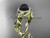 Black Pearl Unique Engagement Ring 14kt Yellow Gold Diamond Wedding Ring ABP300