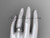 Diamond Bridal Set 14kt White Gold Celtic Trinity Knot Wedding Set, Leaf Pearl Engagement Ring CTP7326S