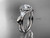 Platinum diamond unique engagement ring, wedding ring ADLR314