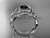 Black Diamond Celtic Trinity Knot Engagement Ring Platinum Diamond Wedding Set CT7326S Black Diamond Celtic Trinity Knot Engagement Ring Platinum Diamond Wedding Set CT7326S