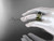 Black Pearl and Diamond Ring with Double Wedding Band, 14kt Yellow Gold Engagement Ring ABP326S