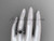 Black Cultured Pearl Engagement Rings 14kt White Gold Diamond Leaf Wedding Ring ABP317