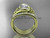 Irish wedding ring Set, 14kt yellow gold Diamond celtic trinity knot engagement ring CT7317S