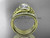 Irish wedding ring Set, 14kt yellow gold Diamond celtic trinity knot engagement ring CT7317S