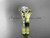 Celtic wedding sets, 14kt yellow gold diamond triquetra knot engagement ring CT7333S