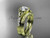 Celtic wedding sets, 14kt yellow gold diamond triquetra knot engagement ring CT7333S