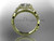 14kt yellow gold diamond unique engagement ring, wedding ring ADLR229