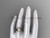 Bow wedding set 14kt rose gold pearl engagement ring AP376S