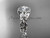 Butterfly Engagement Ring Platinum Moissanite Wedding Ring ADLR525