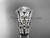 Moissanite Engagement Ring Double Band 14kt white gold diamond Butterfly Ring ADLR524S