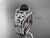 Pearl Double Band Ring Set 14kt white gold floral wedding ring with diamonds ABP524 Pearl Double Band Ring Set 14kt white gold floral wedding ring with diamonds ABP524