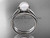 Pearl Wedding Ring Sets Platinum Vintage Engagement Ring VP10016S