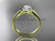 Vintage Engagement Rings 14kt Yellow Gold Beautiful Wedding Ring VD10016