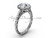 Most Beautiful Halo Engagement Rings, Platinum Unique Vintage Ring SGT615