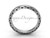 Stacking Rings, 14kt White Gold Wedding Band, 2mm wide Swirl Ring SGT616