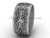Simple Bridal Rings, 14k White Gold Matte Modern Wedding Band SGT608G