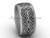 Simple Bridal Rings, 14k White Gold Matte Modern Wedding Band SGT608G