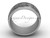 Simple Bridal Rings, 14k White Gold Matte Modern Wedding Band SGT608G