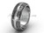 Dream Bridal Rings, Platinum 7.0 mm wide Wedding Band, Simple Band SGT643G