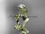 Leaf and Vine Wedding Ring, 14kt Yellow Gold Diamond Engagement Ring ADLR20