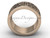Cool Wedding Ring, Unique Bands - Unique 14k Rose Gold 8.0 mm wide Bridal Ring Band SGT647G