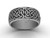Simple Modern Wedding Bands - Matte Platinum 8.35 mm wide Elegant Engagement Ring SGT649G