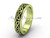 Celtic Irish Wedding Band, 14Kt Yellow Gold Engagement Ring CT7428G