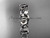 14Kt White Gold Vine Wedding Band ADLR535G