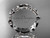 14Kt White Gold Vine Wedding Band ADLR535G