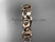 Leaf Bridal Ring, 14Kt Rose Gold Engagement Vine Ring ADLR535G Leaf Bridal Ring, 14Kt Rose Gold Engagement Vine Ring ADLR535G