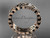 Celtic Triquetra Wedding Band, 14K Rose Gold Diamond Bridal Ring CT7545G