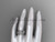 Diamond Wedding Band, 14kt White Gold Leaf Marriage Ring ADLR576B