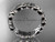 Triquetra Platinum Wedding Band, Celtic Bridal Ring, Irish Marriage Ring CT7565G