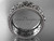 Celtic Triquetra Knot Wedding Band, Platinum Irish Trinity Bridal Ring, Bridal Ring CT7596G