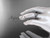 Contemporary Sakura Blossom Engagement Ring, Platinum Black Diamond Wedding Ring VD8189