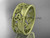 14kt yellow gold celtic trinity knot wedding band, matte finish wedding band, engagement ring CT7150G