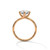 IGI certified 2ct lab diamond ring, compass prong solitaire