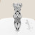 Celtic Engagement Ring 1 CT Round Lab Created Diamond Solitaire Ring