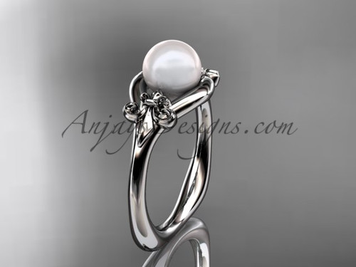 Ornate Jewels 925 Sterling Silver Real CZ Diamond Freshwater Pearl Ring for  Women| Sterling Silver Pearl Rhodium Plated Ring Price in India - Buy  Ornate Jewels 925 Sterling Silver Real CZ Diamond