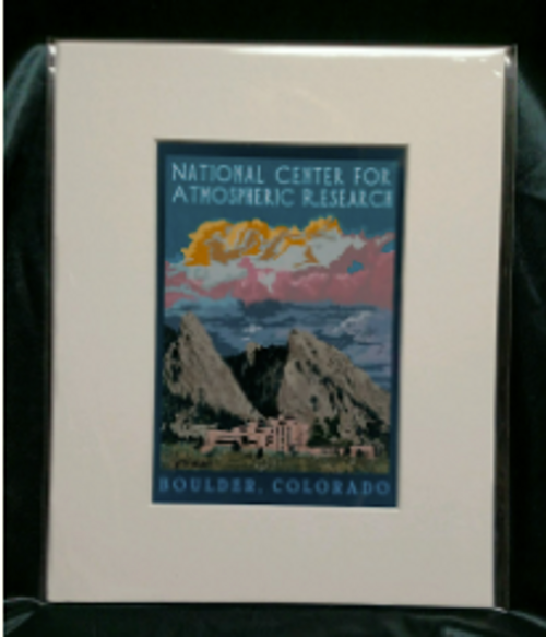 8"x10" NCAR Pastel Print