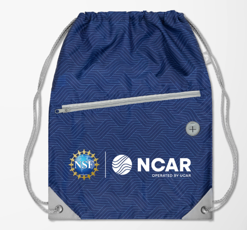 NSF NCAR Drawstring Backpack
