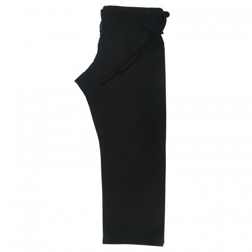 Pantaloni Karate Malino Fight Gear - Polycotone 7 Oz, Nero, Con Coulisse E Vita Alta - Foto 8
