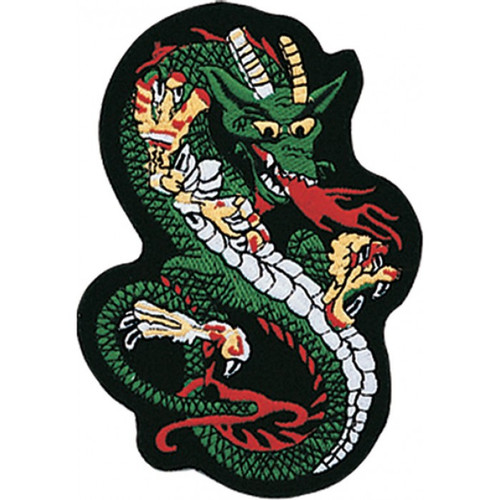 Green Dragon martial arts patch.