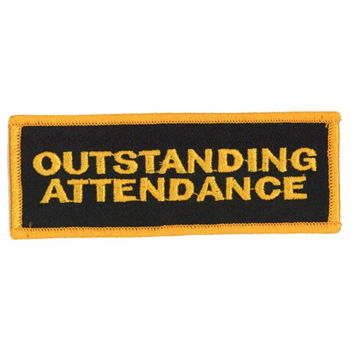 Outstanding Attendance patch.