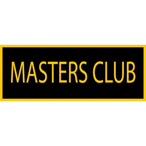 Masters Club patch.