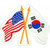 USA/Korean Flag patch.