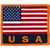 USA Flag patch.