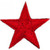 1/2" Red Star patch.